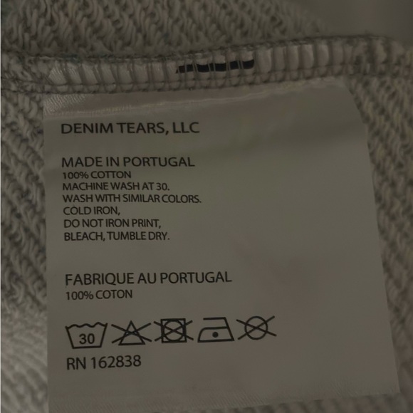 Denim Tears Hoodie Grey M - Picture 3 of 3